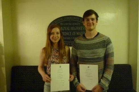 Choral Scholars Elinor Jenkins & Calum Daniels 2015